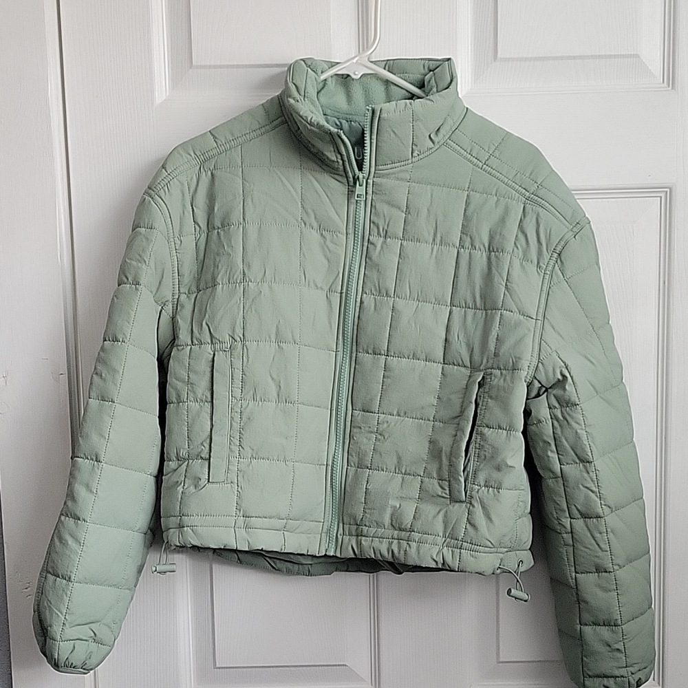 Mint Green Packable Puffer Jacket